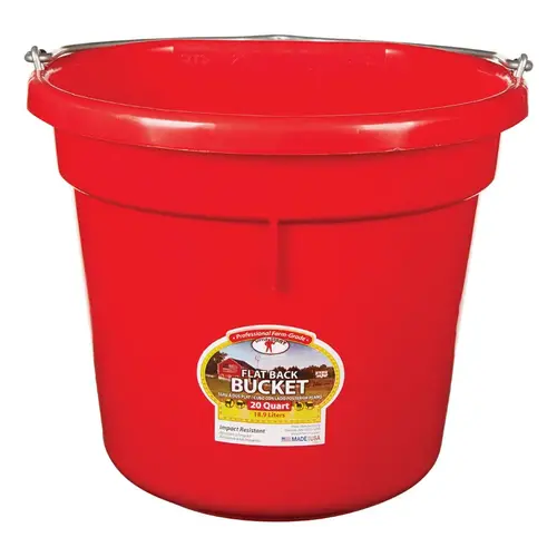 Bucket 20 qt Red Red Bucket 20 qt Red Red