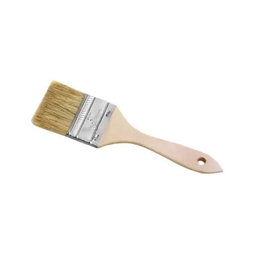 Paint Brush: 2" Wide, Hog, Natural Bristle