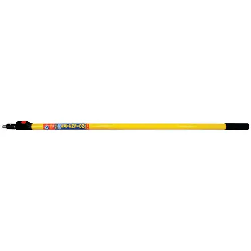 Extension Pole, 4 to 8 ft L, Fiberglass/Stainless Steel Yellow Extension Pole, 4 to 8 ft L, Fiberglass/Stainless Steel Yellow