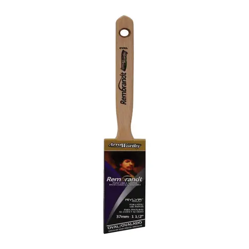 BRUSH PAINT AS SEMI-OVAL 1.5IN BRUSH PAINT AS SEMI-OVAL 1.5IN