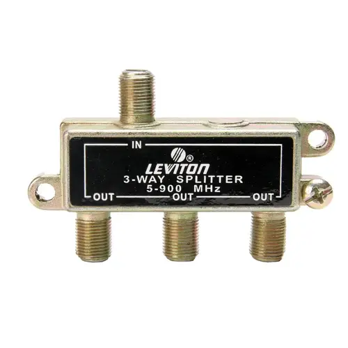 2 Way Signal Splitter Cable F Gold - pack of 5 2 Way Signal Splitter Cable F Gold - pack of 5