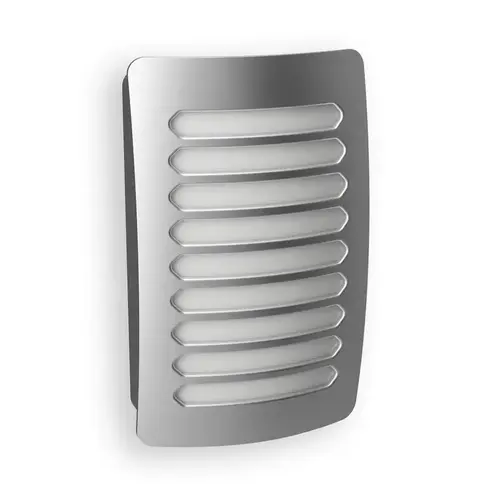 Louver Decoplug Night Light, 120 V, 0.9 W, LED Lamp, Warm White Light, 2 Lumens, 3000 K Color Temp Louver Decoplug Night Light, 120 V, 0.9 W, LED Lamp, Warm White Light, 2 Lumens, 3000 K Color Temp
