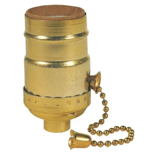 Pull Chain Socket Brass Medium Base Pull Chain Socket Brass Medium Base