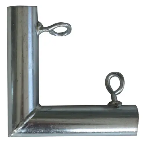 Connector 1" Round T X 1" D Galvanized Carbon Steel 5-1/2" L Galvanized