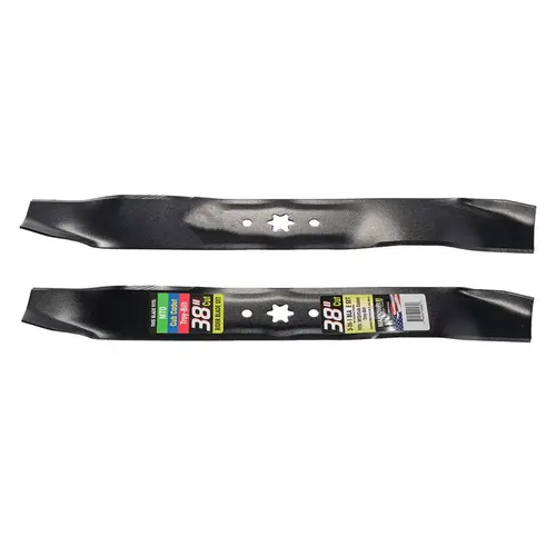 Mower Blade Set 38" Mulching For Riding Mowers Pair Mower Blade Set 38" Mulching For Riding Mowers Pair
