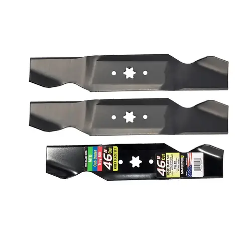 Mower Blade Set 46" Mulching For Riding Mowers Mower Blade Set 46" Mulching For Riding Mowers