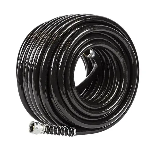 Garden Hose Flexogen 5/8" D X 100 ft. L Black Garden Hose Flexogen 5/8" D X 100 ft. L Black