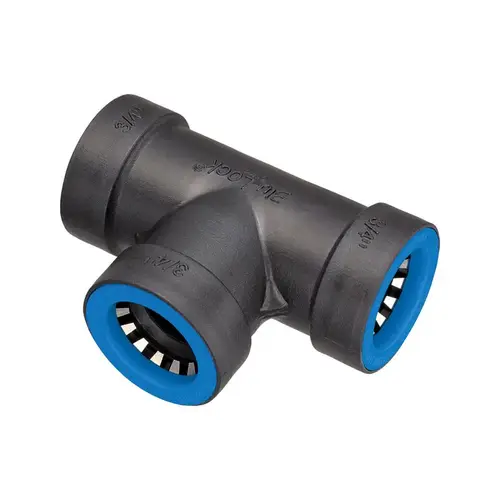 Tee Connector Blu-Lock 3/4" Push Push Tee Connector Blu-Lock 3/4" Push Push