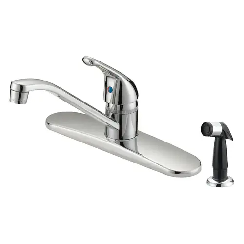 Kitchen Faucet One Handle Chrome Side Sprayer Included Chrome Kitchen Faucet One Handle Chrome Side Sprayer Included Chrome