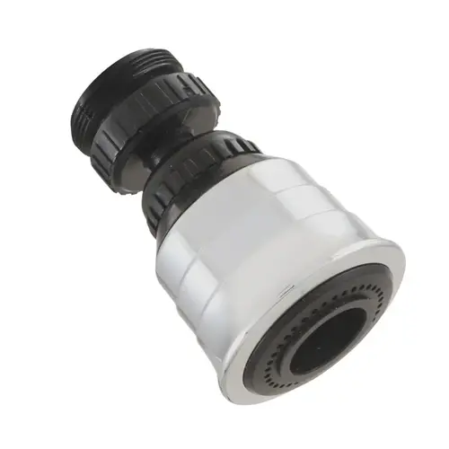 Swivel Aerator Dual Thread 15/16"-27M x 55/64"-27F Chrome Plated Chrome Plated Swivel Aerator Dual Thread 15/16"-27M x 55/64"-27F Chrome Plated Chrome Plated