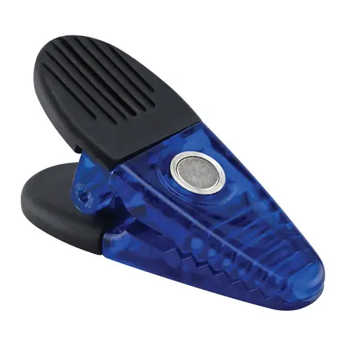 Magnetic Clips 3.5" L X 1.25" W Blue Neodymium/Plastic Blue Pair Magnetic Clips 3.5" L X 1.25" W Blue Neodymium/Plastic Blue Pair