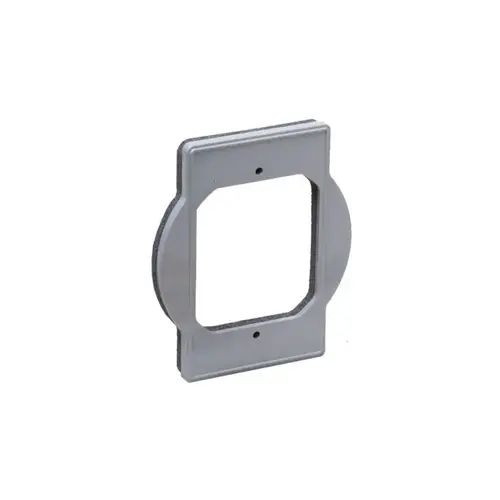 Box Extension Ring Rectangle Polycarbonate 1 gang Gray Gray Box Extension Ring Rectangle Polycarbonate 1 gang Gray Gray