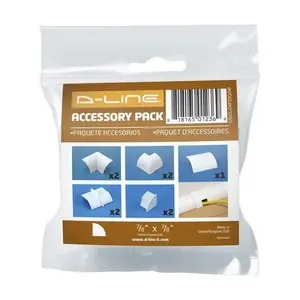 D-Line, Ltd US/CLOAP22QSW Raceway Coupling Kit White Plastic White