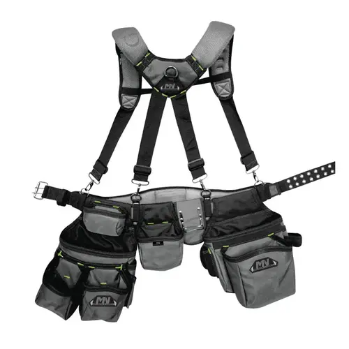 Foam Suspension Rig 30 pocket Ballistic Nylon 3.5" L X 16" H Gray 53" Gray Foam Suspension Rig 30 pocket Ballistic Nylon 3.5" L X 16" H Gray 53" Gray