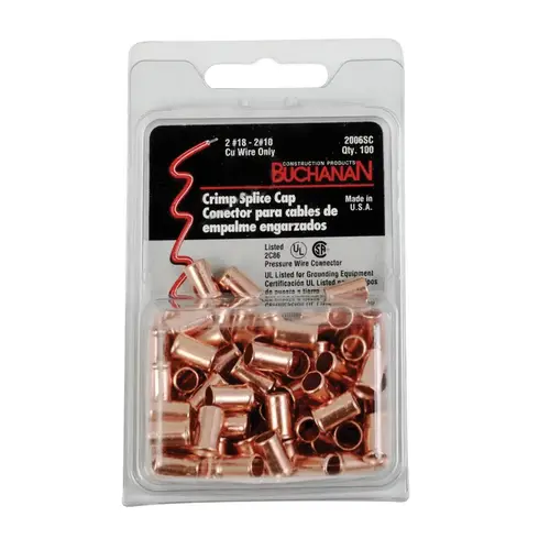 Splice Caps 18-10 AWG Insulated Copper Copper