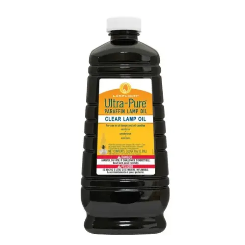 Lamp Oil Ultra-Pure Clean Burn Clear 64 oz Clear