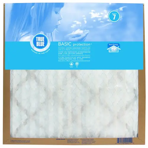 Air Filter 20" W X 20" H X 1" D Synthetic 7 MERV Pleated Air Filter 20" W X 20" H X 1" D Synthetic 7 MERV Pleated