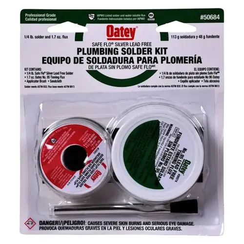 Plumbing Solder Kit Safe-Flo 8 oz Plumbing Solder Kit Safe-Flo 8 oz