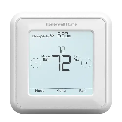 Programmable Thermostat Heating and Cooling Touch Screen White Programmable Thermostat Heating and Cooling Touch Screen White