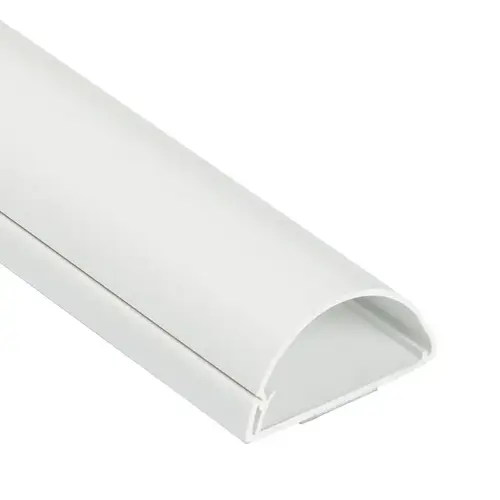 Cord Cover 39" L White PVC White