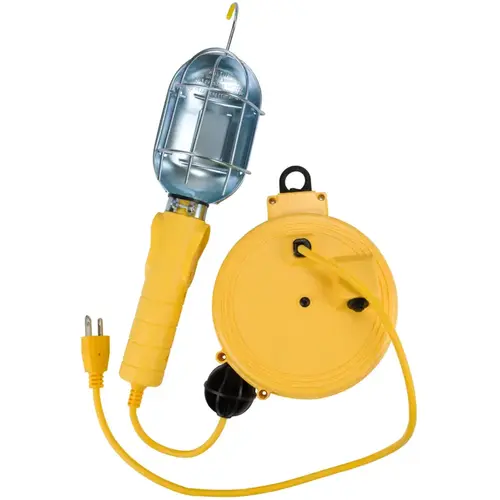 Cord Reel w/Light 20 ft. L Yellow Cord Reel w/Light 20 ft. L Yellow