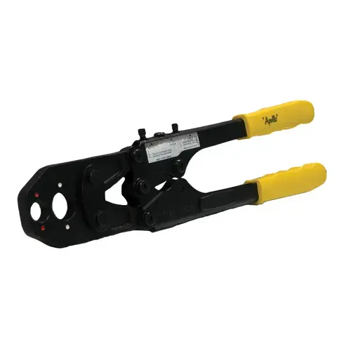 Crimp Combo Tool, 1/2 to 3/4 in Crimping, Comfort-Grip Handle Black/Yellow Crimp Combo Tool, 1/2 to 3/4 in Crimping, Comfort-Grip Handle Black/Yellow