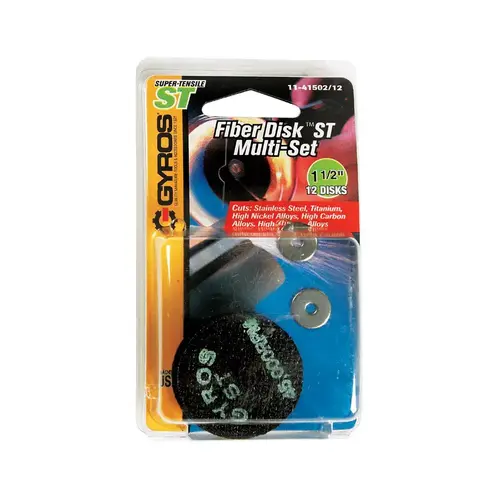 Cutting Disc Fiber Disk ST 1-1/2" D X 1/8" Fiberglass Super Tensile Strength Cutting Disc Fiber Disk ST 1-1/2" D X 1/8" Fiberglass Super Tensile Strength