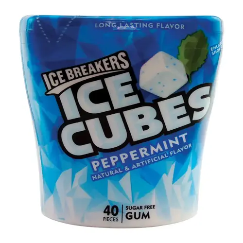 Chewing Gum Ice Cubes Peppermint 40 pc Chewing Gum Ice Cubes Peppermint 40 pc