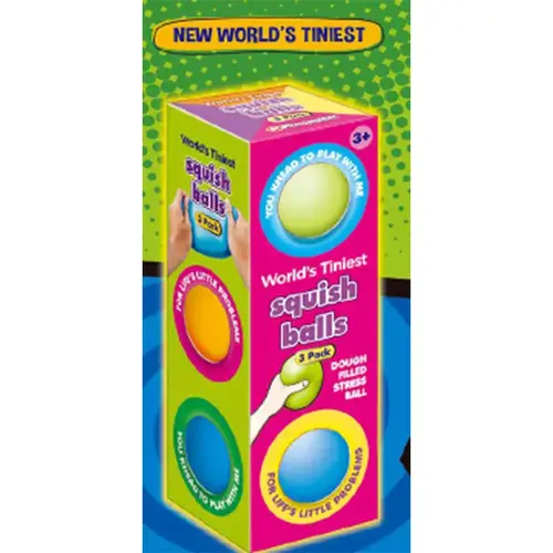 Squish Dough Ball 3 pk