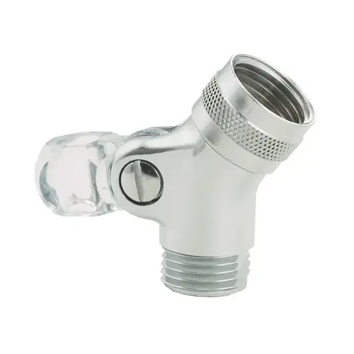 Shower Wall Mount Bracket Chrome Chrome 1" Chrome Shower Wall Mount Bracket Chrome Chrome 1" Chrome