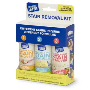 MOTSENBOCKER'S 421-01 Stain Removal Kit Lift Off No Scent 2 oz Liquid Clear