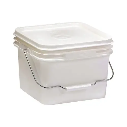 Bee Bucket 8 qt White - pack of 3 Bee Bucket 8 qt White - pack of 3