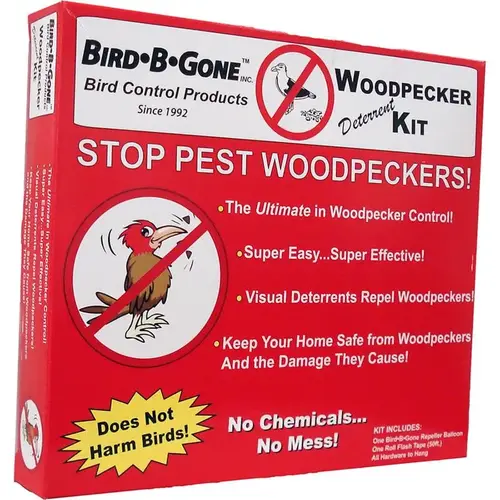 Bird Deterrent Kit For Woodpeckers