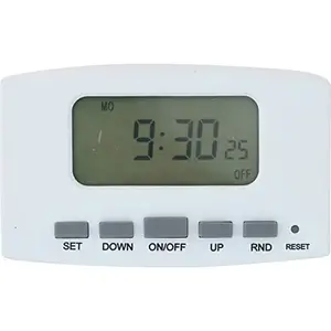 Amertac TE1602WHB Digital Timer Indoor 120 V White White
