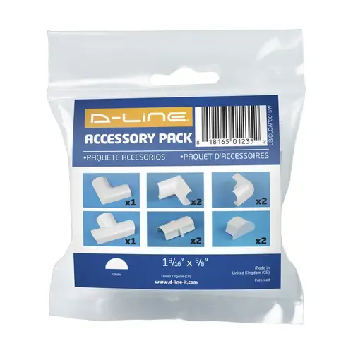 Raceway Coupling Kit White Plastic White