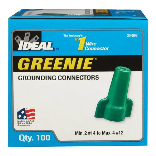 Grounding Connector Greenie Insulated Green Green Grounding Connector Greenie Insulated Green Green