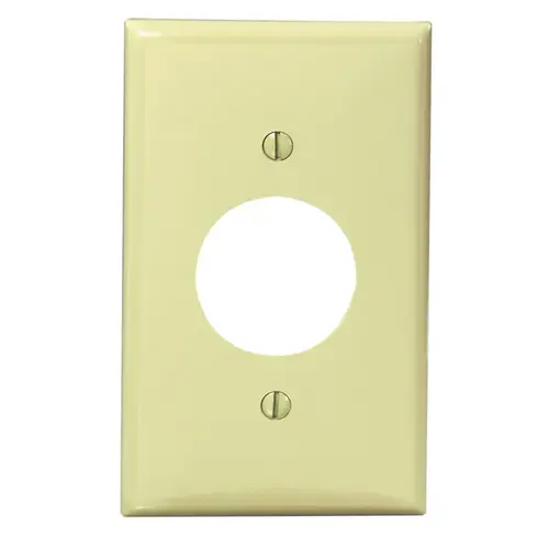 Wall Plate Ivory 1 gang Nylon Outlet Ivory Wall Plate Ivory 1 gang Nylon Outlet Ivory