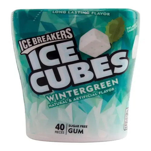 Chewing Gum Ice Cubes Wintergreen 40 pc - pack of 6 Chewing Gum Ice Cubes Wintergreen 40 pc - pack of 6