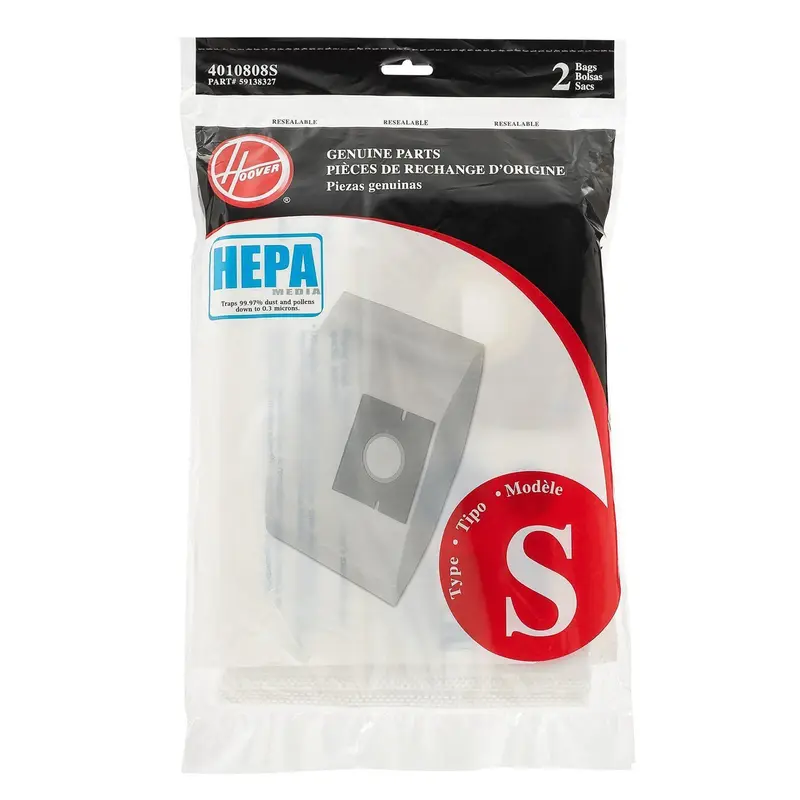 HOOVER HEPA Vacuum Bag For Bag Pair 4010808S