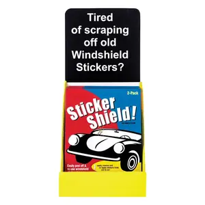 Sticker Shield SSMP11122-XCP50 Clear Fil - 2 per pack x50 packs