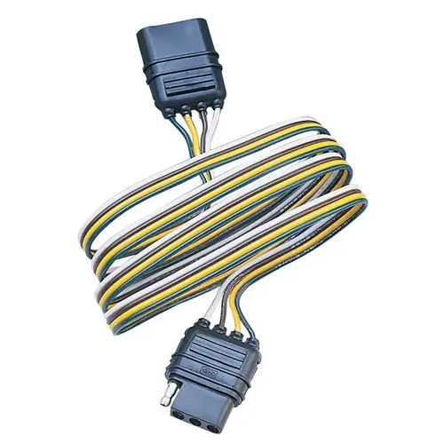 Trailer Wiring Extension 4 Flat 48" Multicolored Trailer Wiring Extension 4 Flat 48" Multicolored