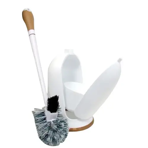 Brush and Caddy Home Pro 3.5" W Plastic/Rubber Handle White/Beige Brush and Caddy Home Pro 3.5" W Plastic/Rubber Handle White/Beige