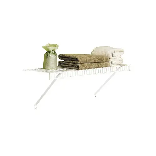 Linen Shelf Kit 26" H X 12" W X 36" L Steel White Linen Shelf Kit 26" H X 12" W X 36" L Steel White
