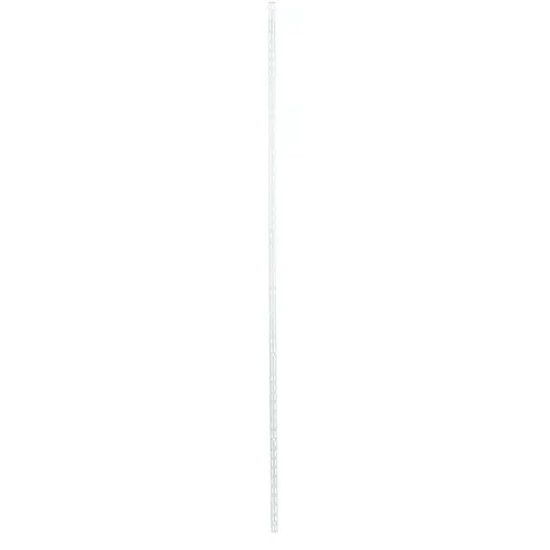 Wall Mount Upright 1" H X .9" W X 70" L Steel White Wall Mount Upright 1" H X .9" W X 70" L Steel White