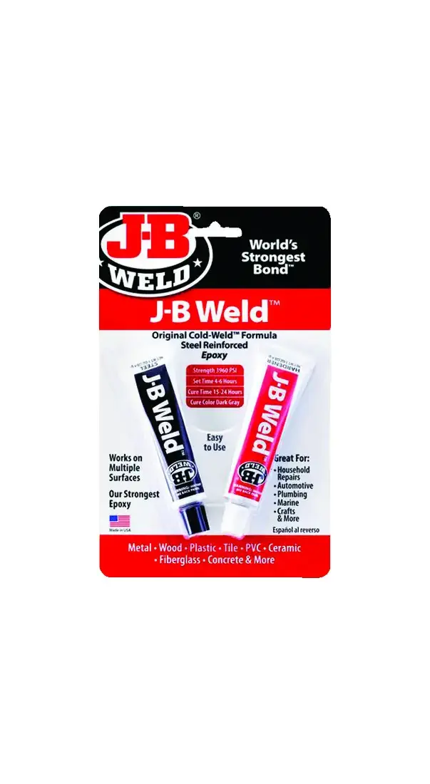 J-B Weld 8265-S Cold Weld Compound, 2 oz (2 x 1 oz) Skin Packed