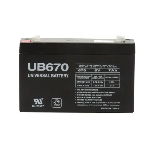 Lead Acid Automotive Battery UB670 7 Ah Lead Acid Automotive Battery UB670 7 Ah