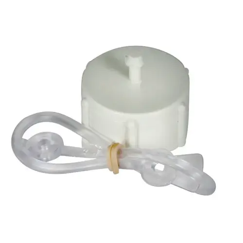 RV Female Cap & Plug With Lanyard, 3/4 In. White RV Female Cap & Plug With Lanyard, 3/4 In. White