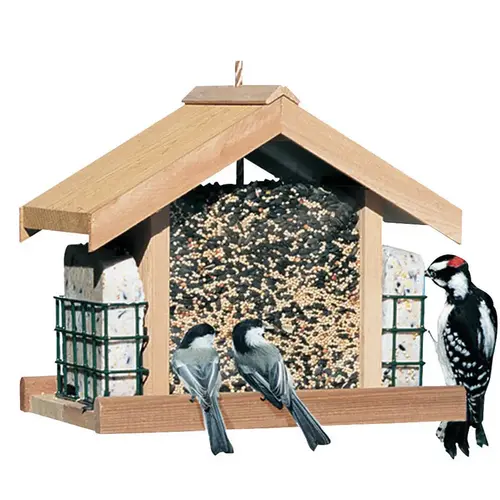 Bird Feeder Perky Pet Wild Cedar 5 lbs. Bird Feeder Perky Pet Wild Cedar 5 lbs.