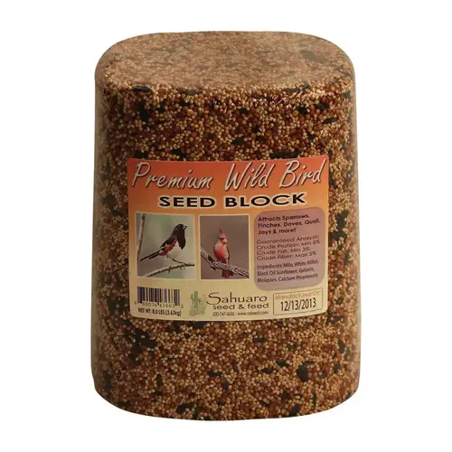 Bird Food Block Assorted Species Millet 8 lb