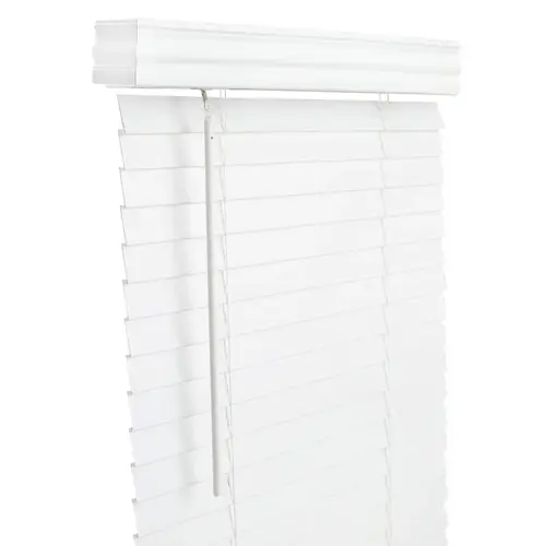 Blinds Faux Wood 2" 34" W X 60" H White Cordless White Blinds Faux Wood 2" 34" W X 60" H White Cordless White